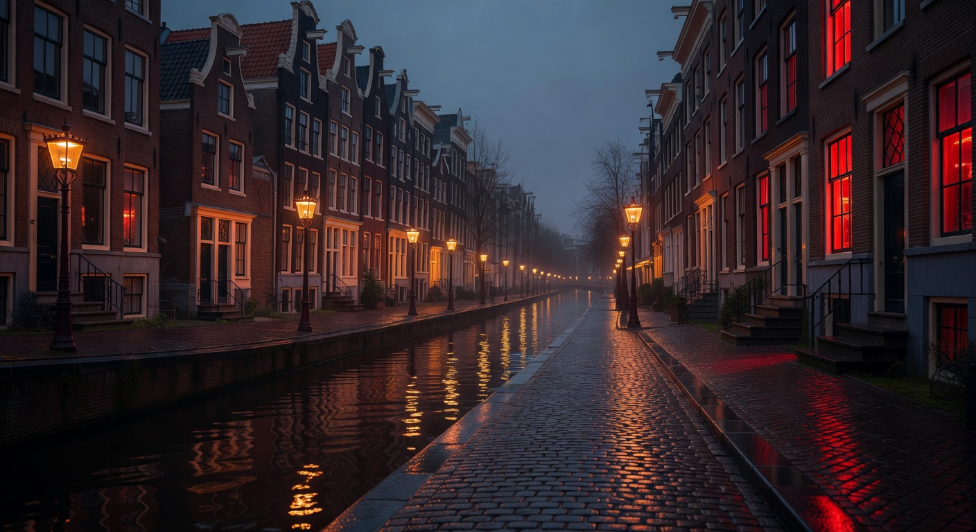 warm cinematic urban / travel light, no people in foreground, no text overlay