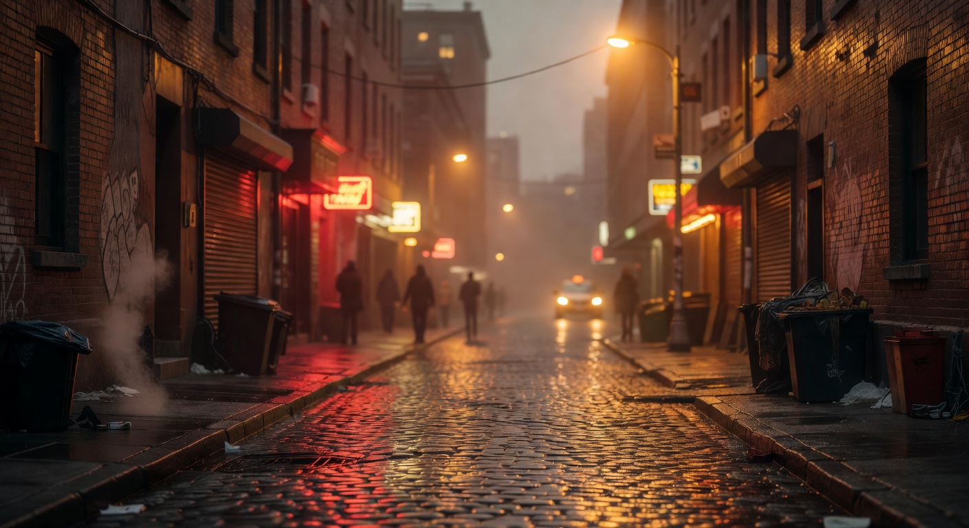warm cinematic urban / travel light, no people in foreground, no text overlay