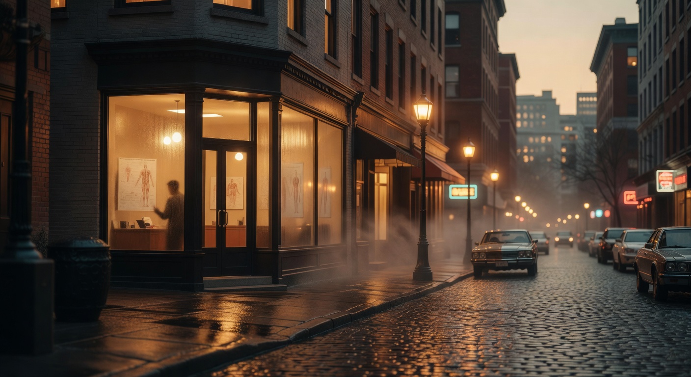 warm cinematic urban / travel light, no people in foreground, no text overlay