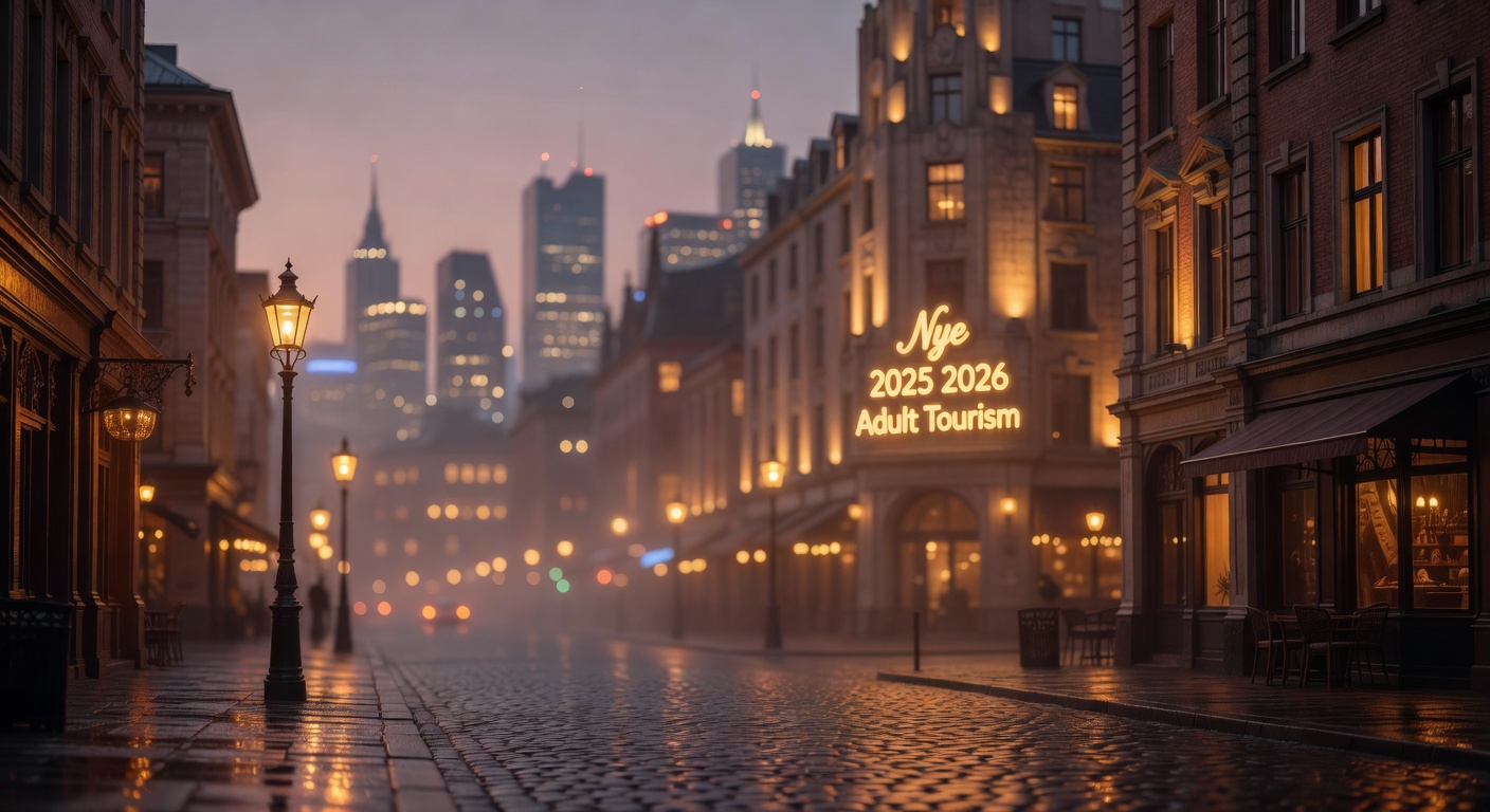 warm cinematic urban / travel light, no people in foreground, no text overlay
