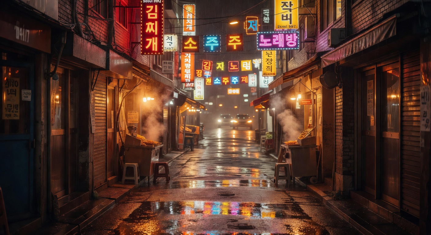 warm cinematic urban / travel light, no people in foreground, no text overlay