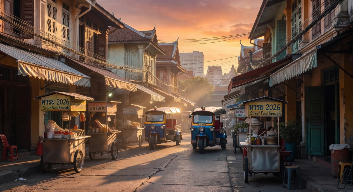 warm cinematic urban / travel light, no people in foreground, no text overlay