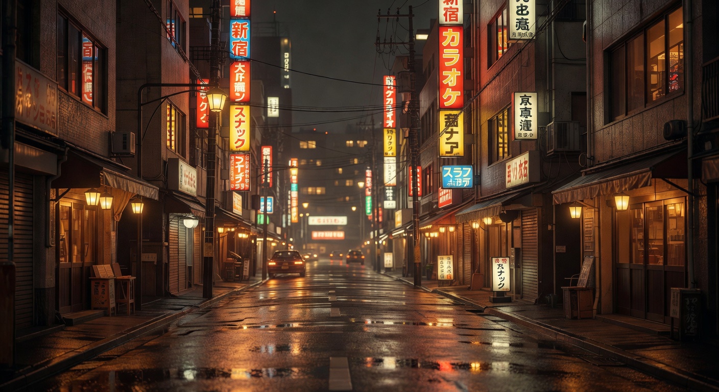 warm cinematic urban / travel light, no people in foreground, no text overlay