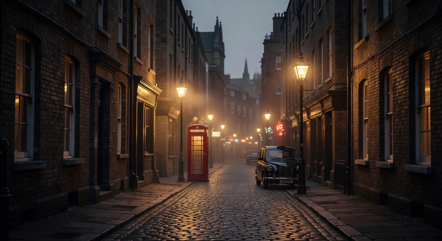 warm cinematic urban / travel light, no people in foreground, no text overlay