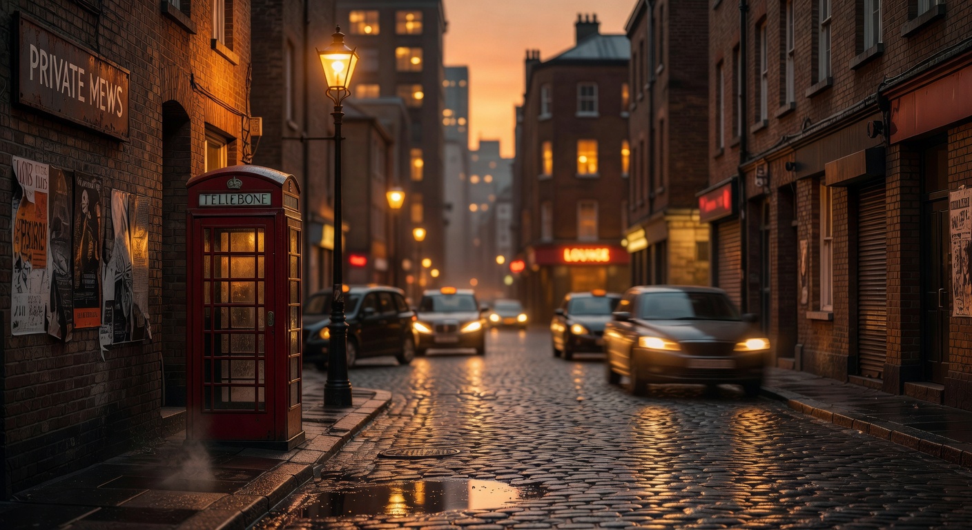 warm cinematic urban / travel light, no people in foreground, no text overlay