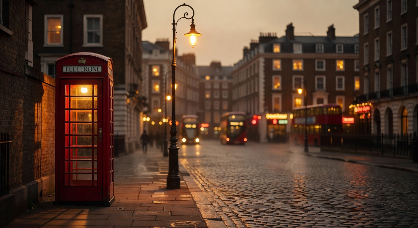 warm cinematic urban / travel light, no people in foreground, no text overlay