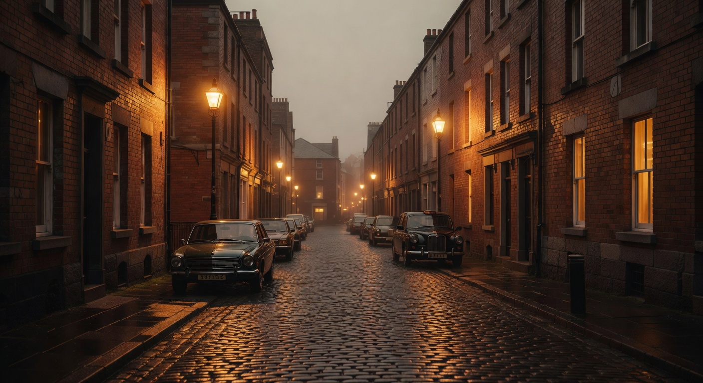 warm cinematic urban / travel light, no people in foreground, no text overlay