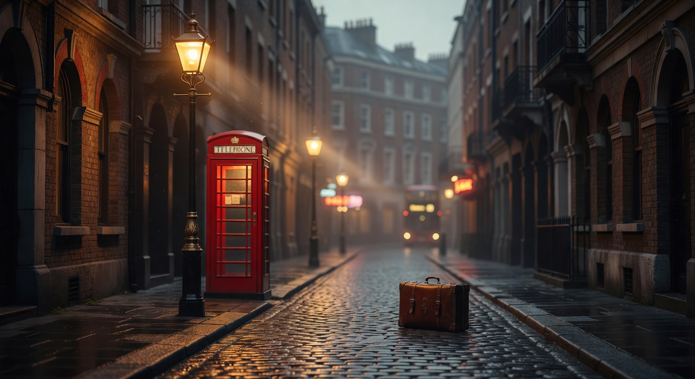 warm cinematic urban / travel light, no people in foreground, no text overlay
