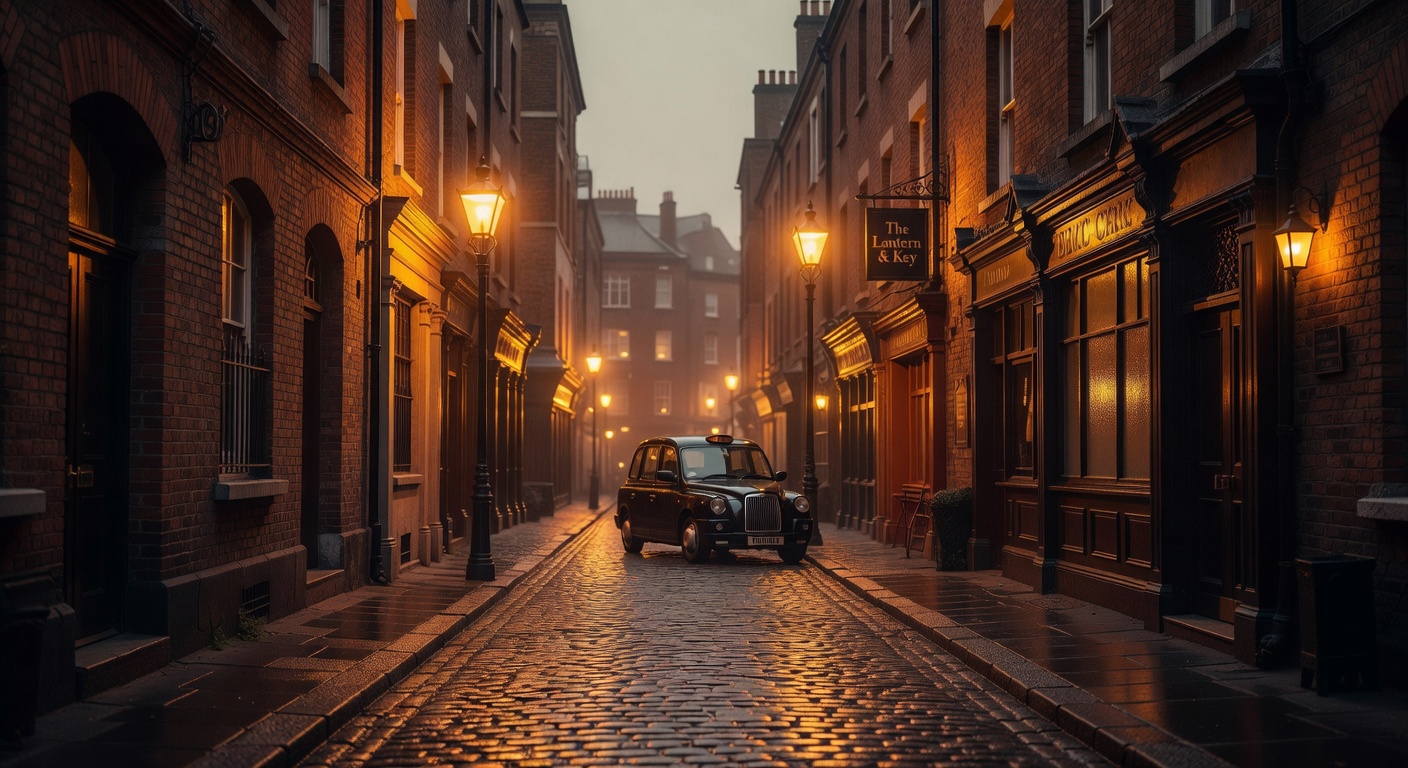 warm cinematic urban / travel light, no people in foreground, no text overlay