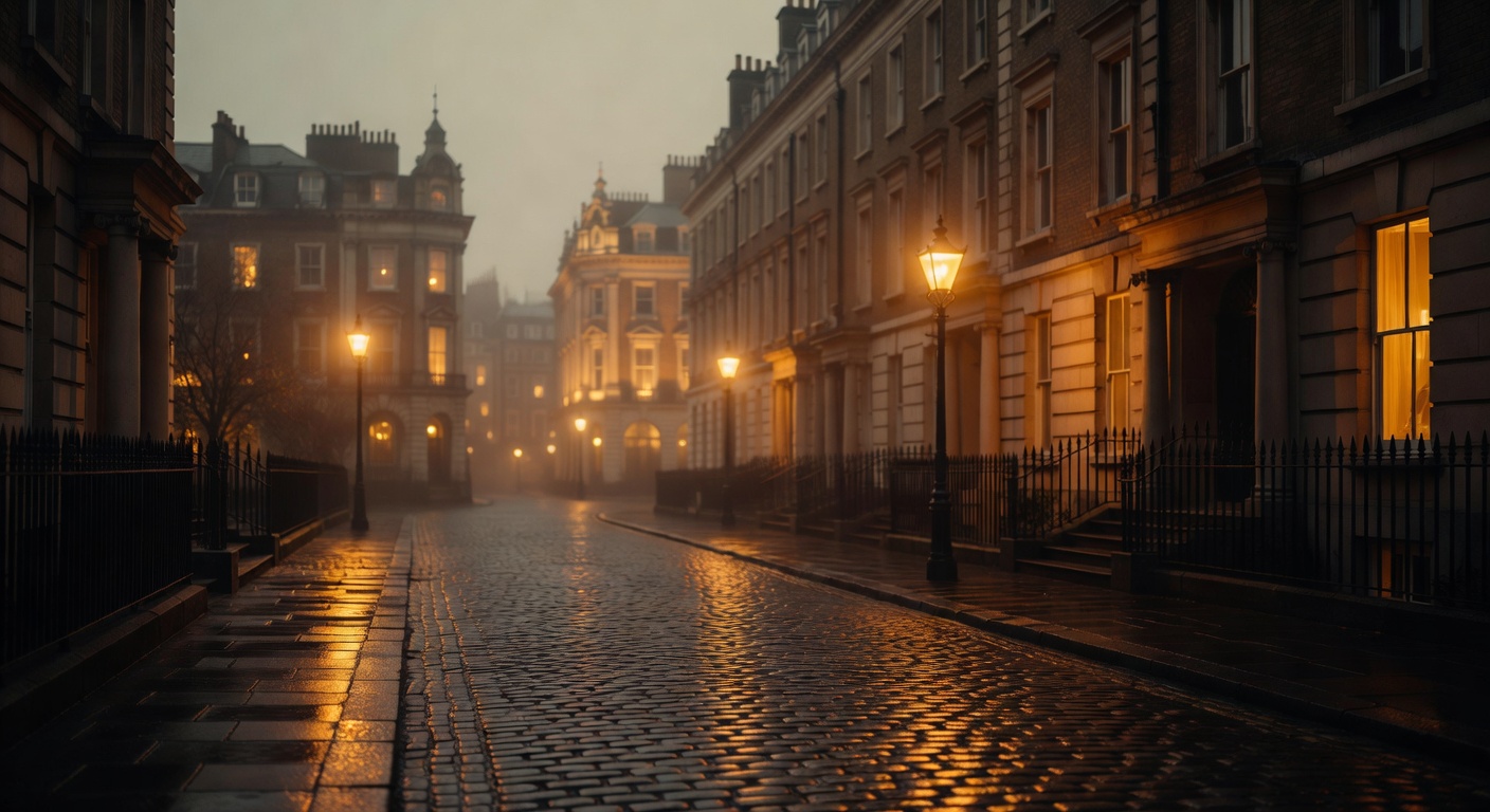 warm cinematic urban / travel light, no people in foreground, no text overlay