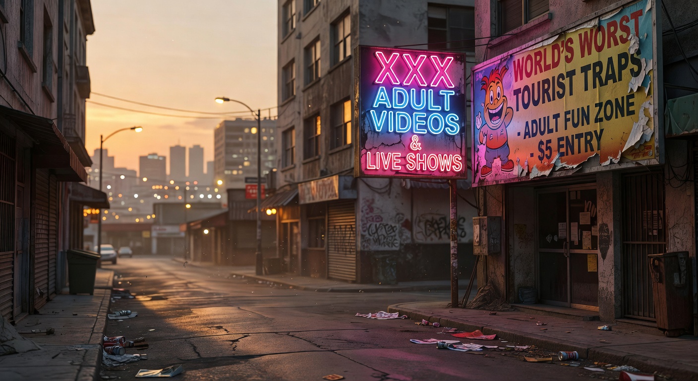 warm cinematic urban / travel light, no people in foreground, no text overlay