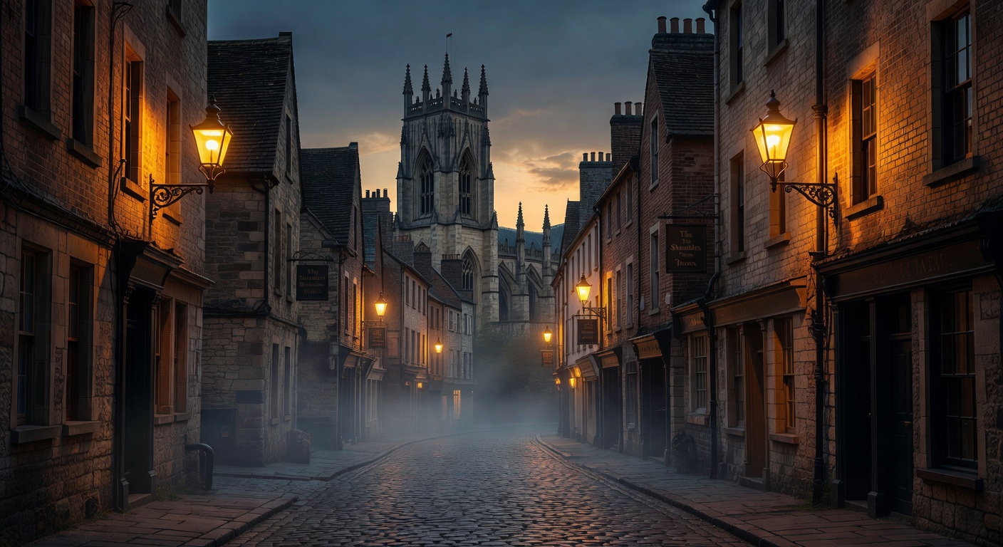 warm cinematic urban / travel light, no people in foreground, no text overlay