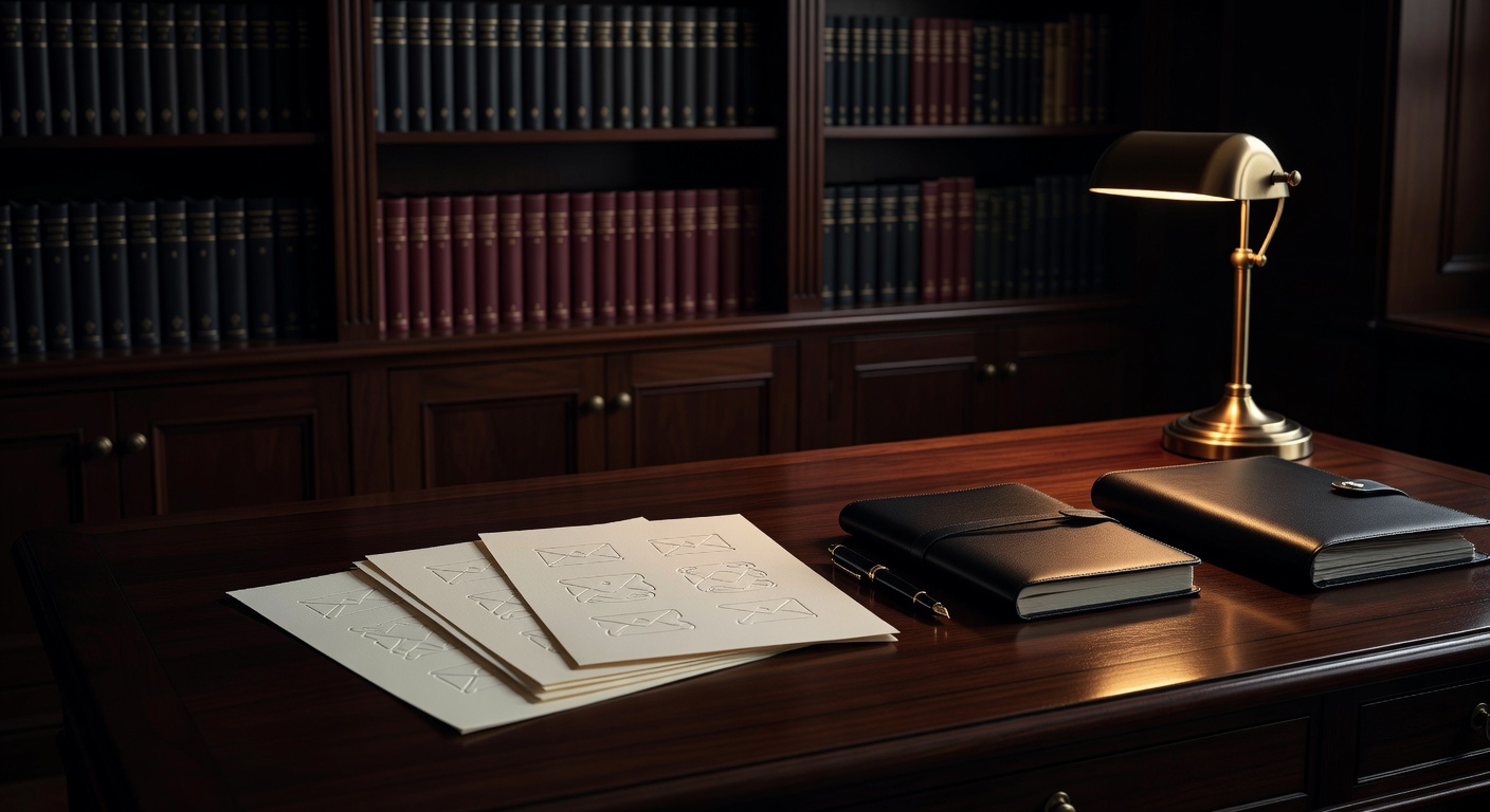 warm desk light, sophisticated dark aesthetic, no text overlay