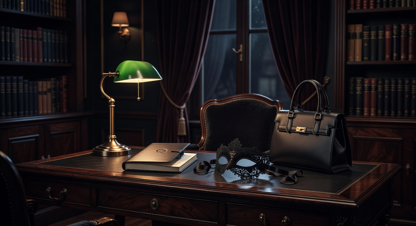 warm desk light, sophisticated dark aesthetic, no text overlay