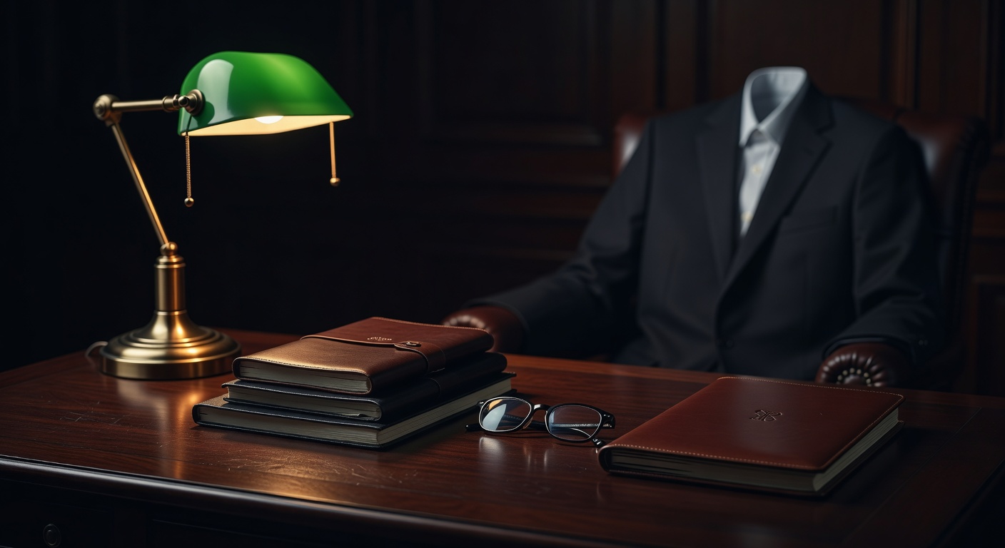 warm focused desk lamp lighting, sophisticated, no text overlay