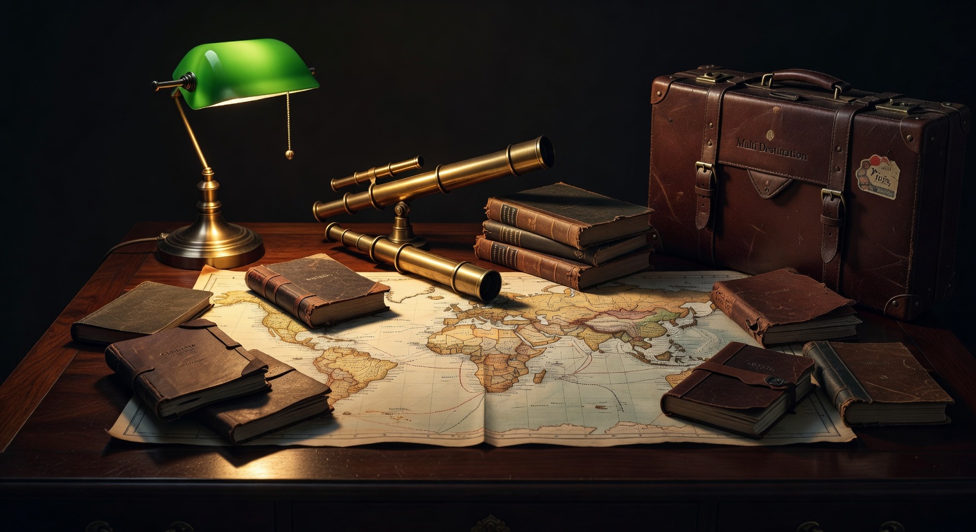 warm focused desk lamp lighting, sophisticated, no text overlay