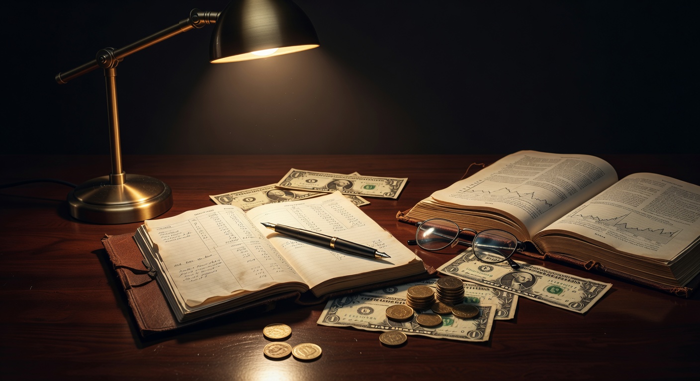 warm focused desk lamp lighting, sophisticated, no text overlay