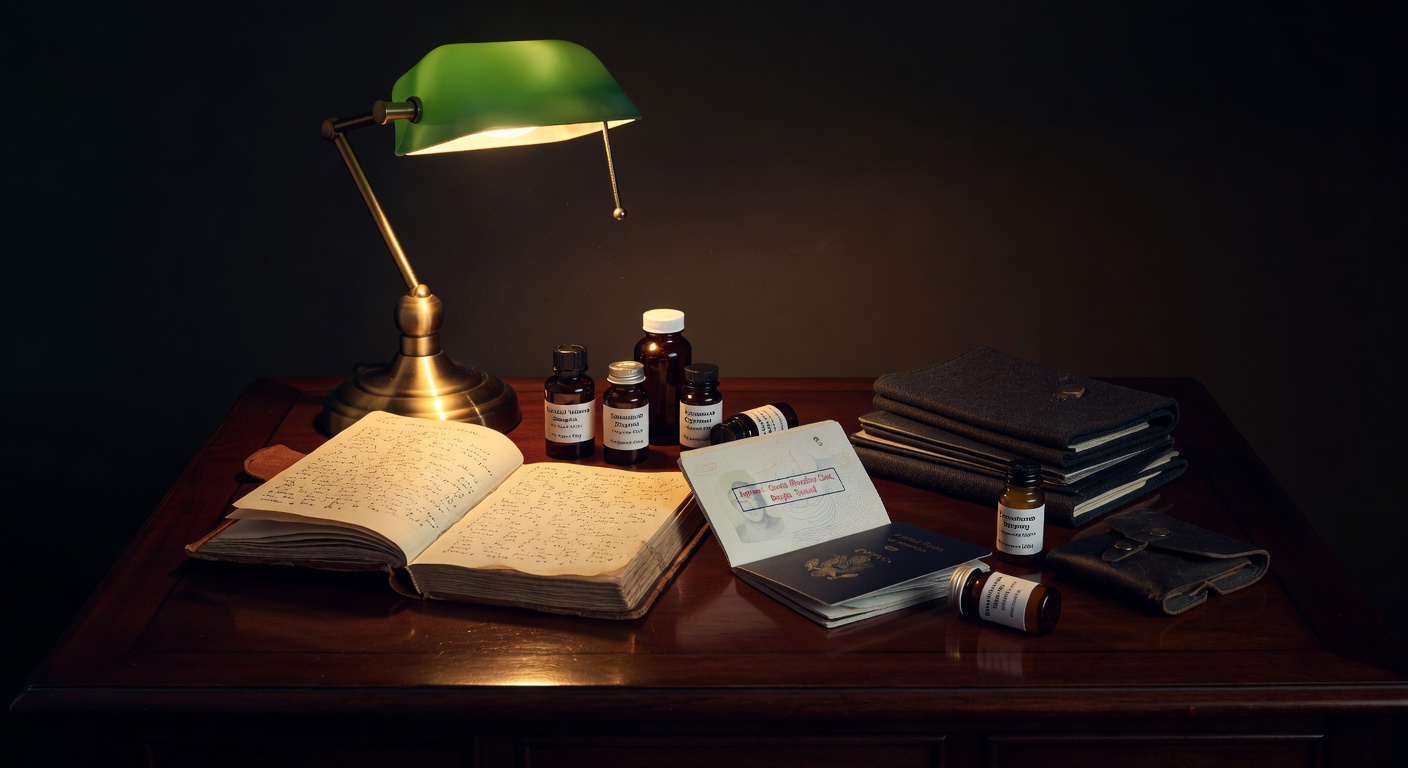 warm focused desk lamp lighting, sophisticated, no text overlay