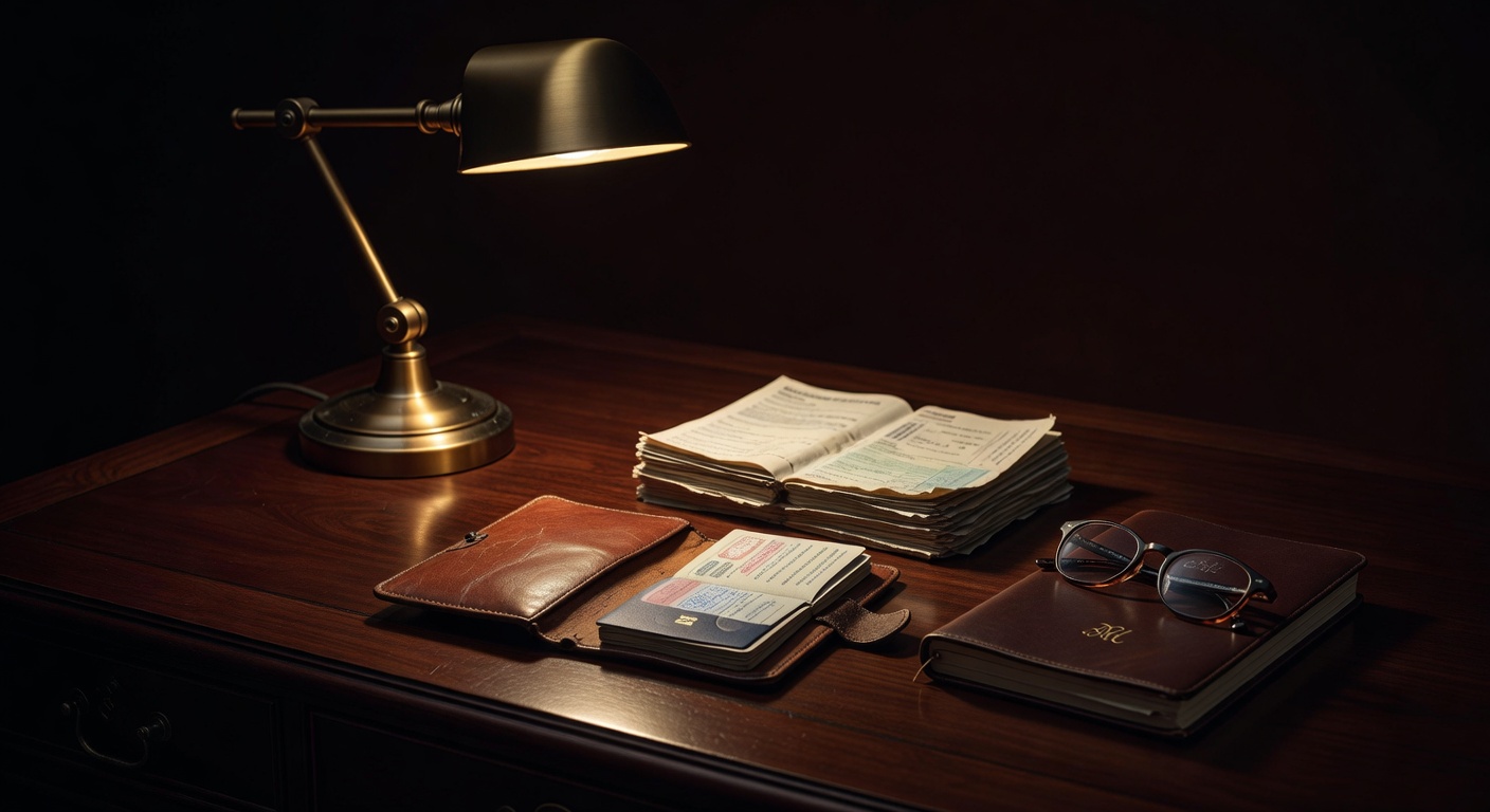 warm focused desk lamp lighting, sophisticated, no text overlay