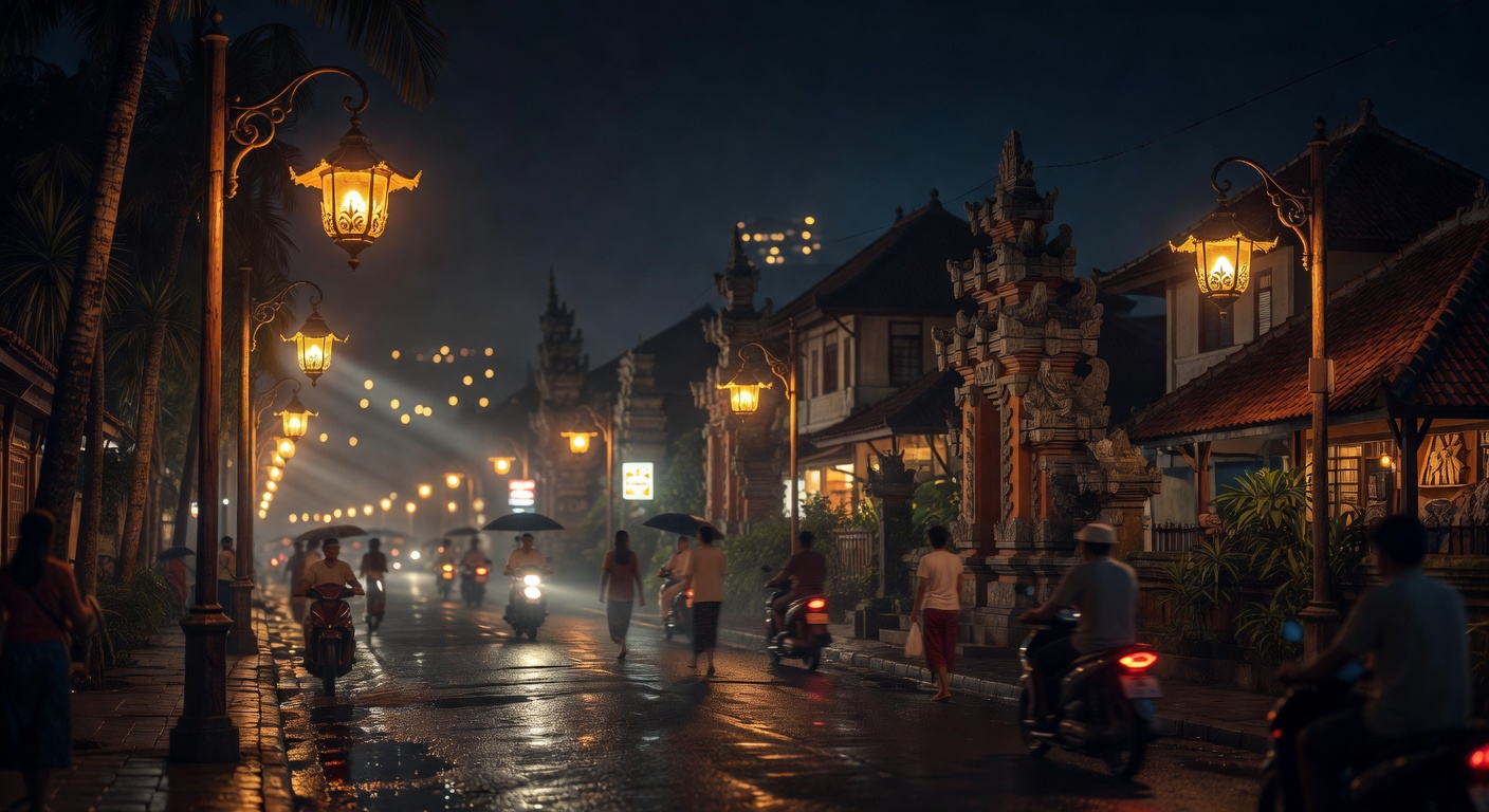 warm urban street lights, cinematic, no text overlay