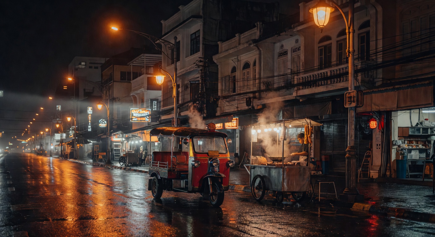 warm urban street lights, cinematic, no text overlay