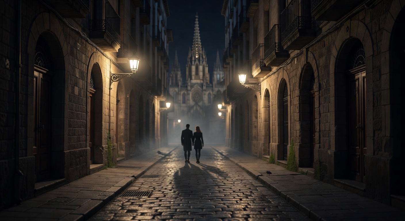 warm urban street lights, cinematic, no text overlay
