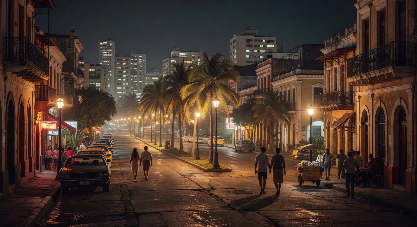warm urban street lights, cinematic, no text overlay