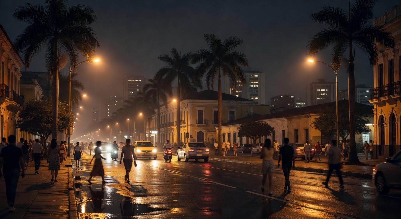 warm urban street lights, cinematic, no text overlay