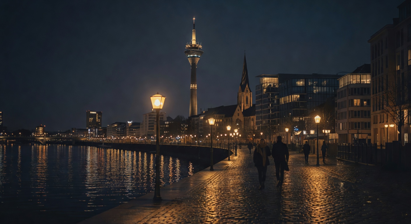 warm urban street lights, cinematic, no text overlay