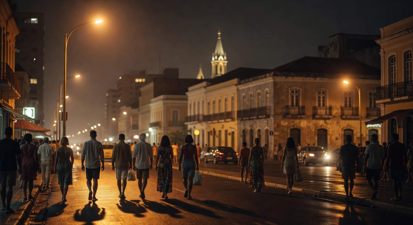 warm urban street lights, cinematic, no text overlay