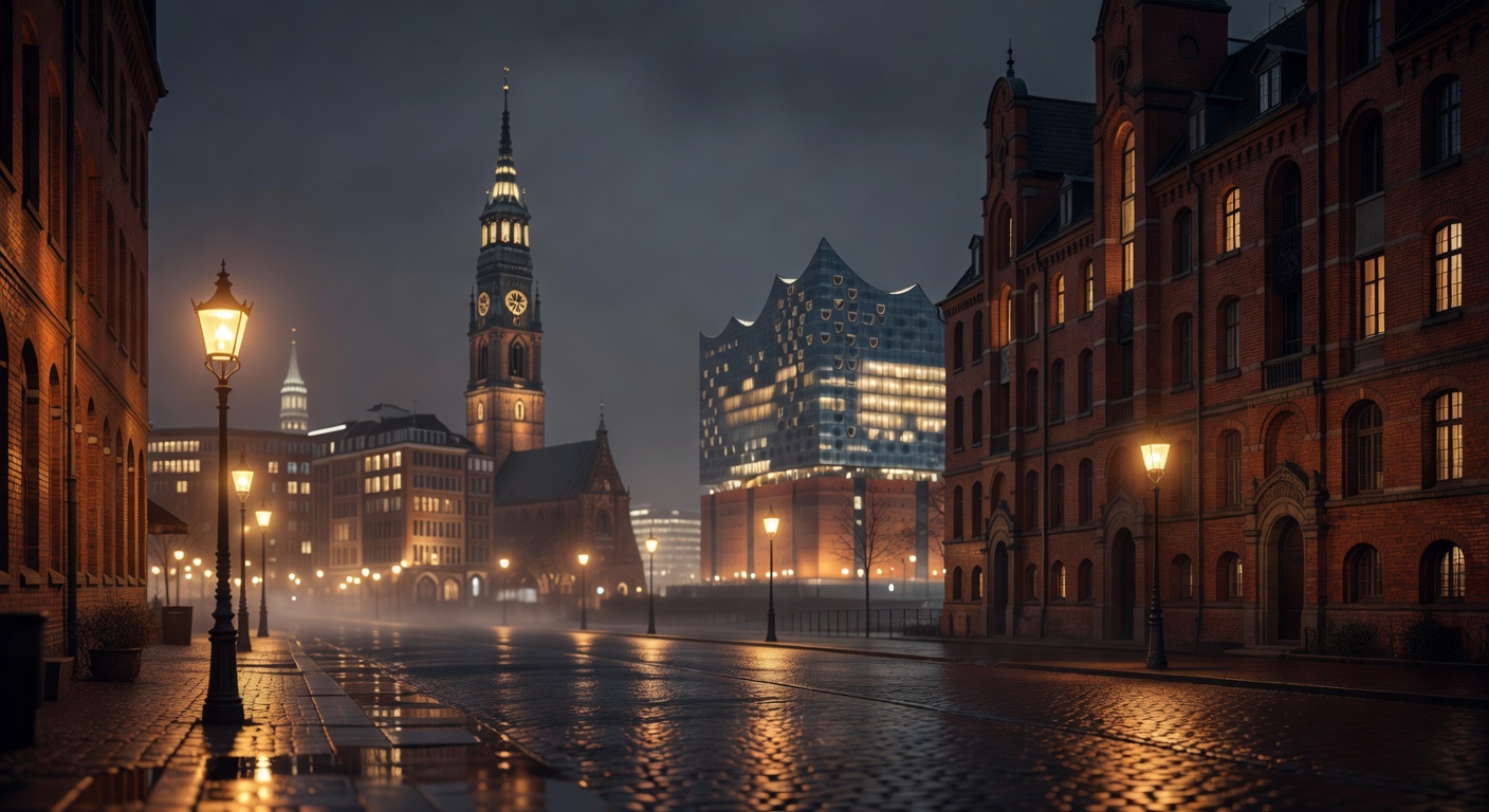 warm urban street lights, cinematic, no text overlay