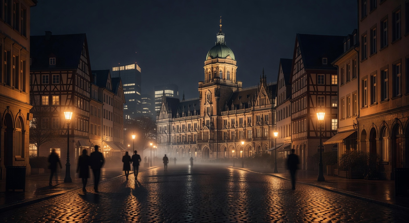 warm urban street lights, cinematic, no text overlay