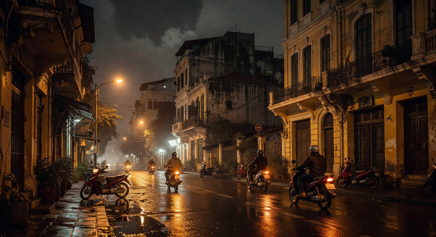 warm urban street lights, cinematic, no text overlay