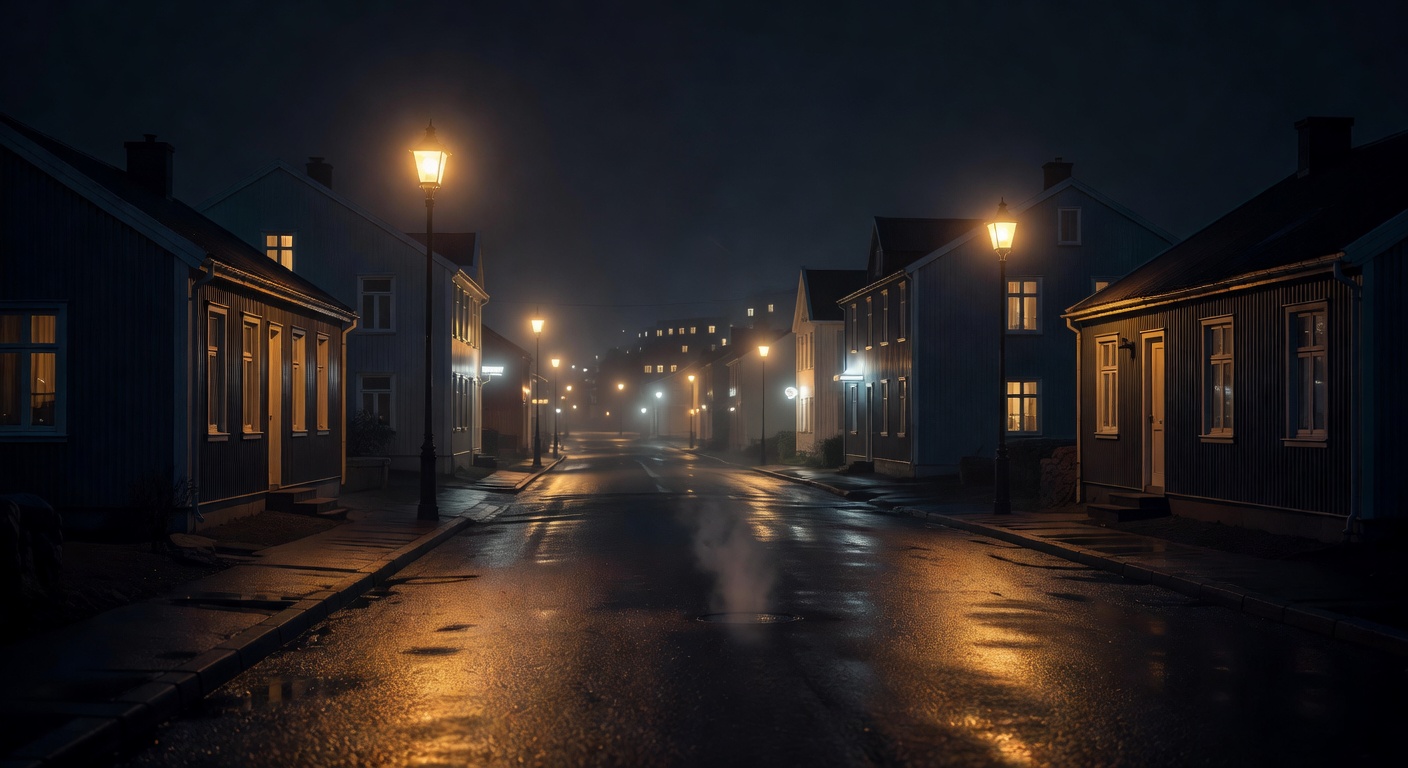 warm urban street lights, cinematic, no text overlay