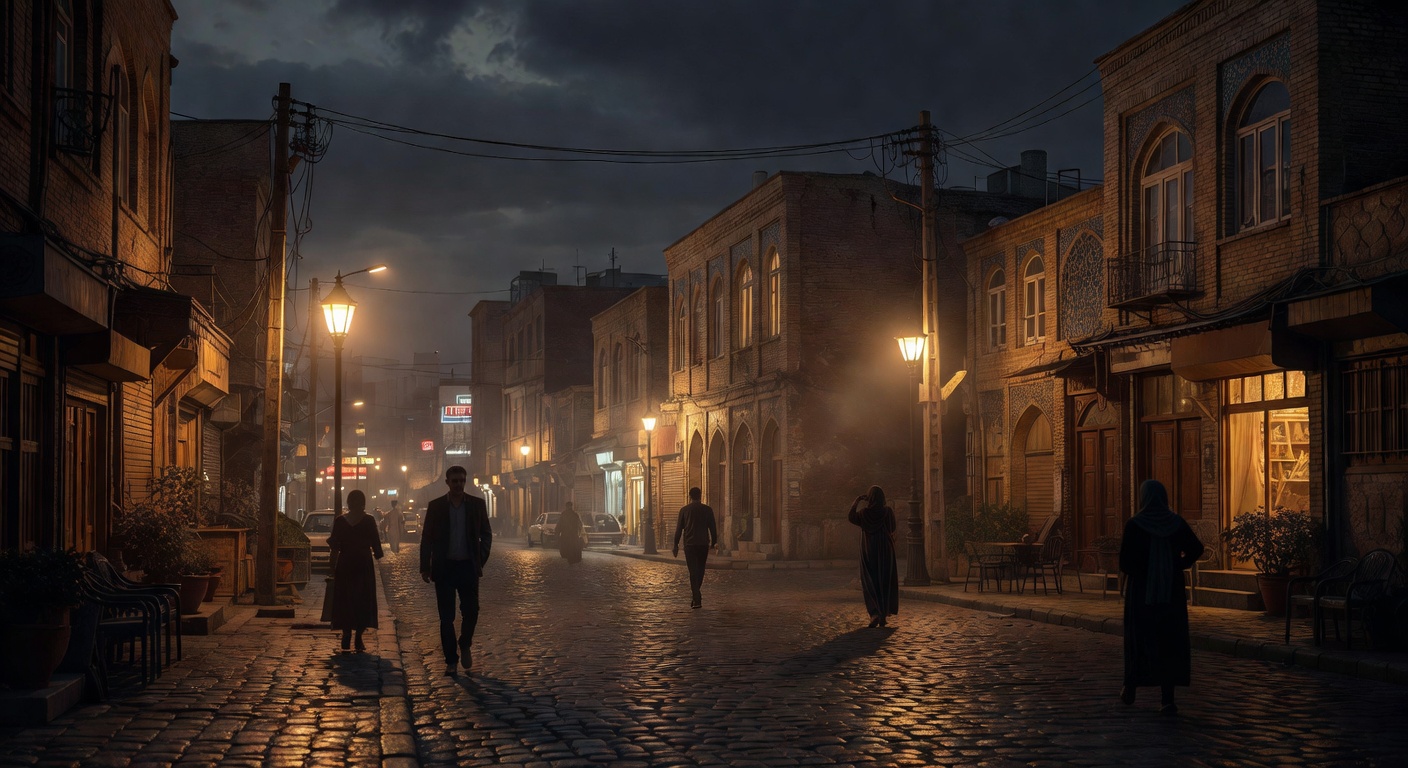 warm urban street lights, cinematic, no text overlay