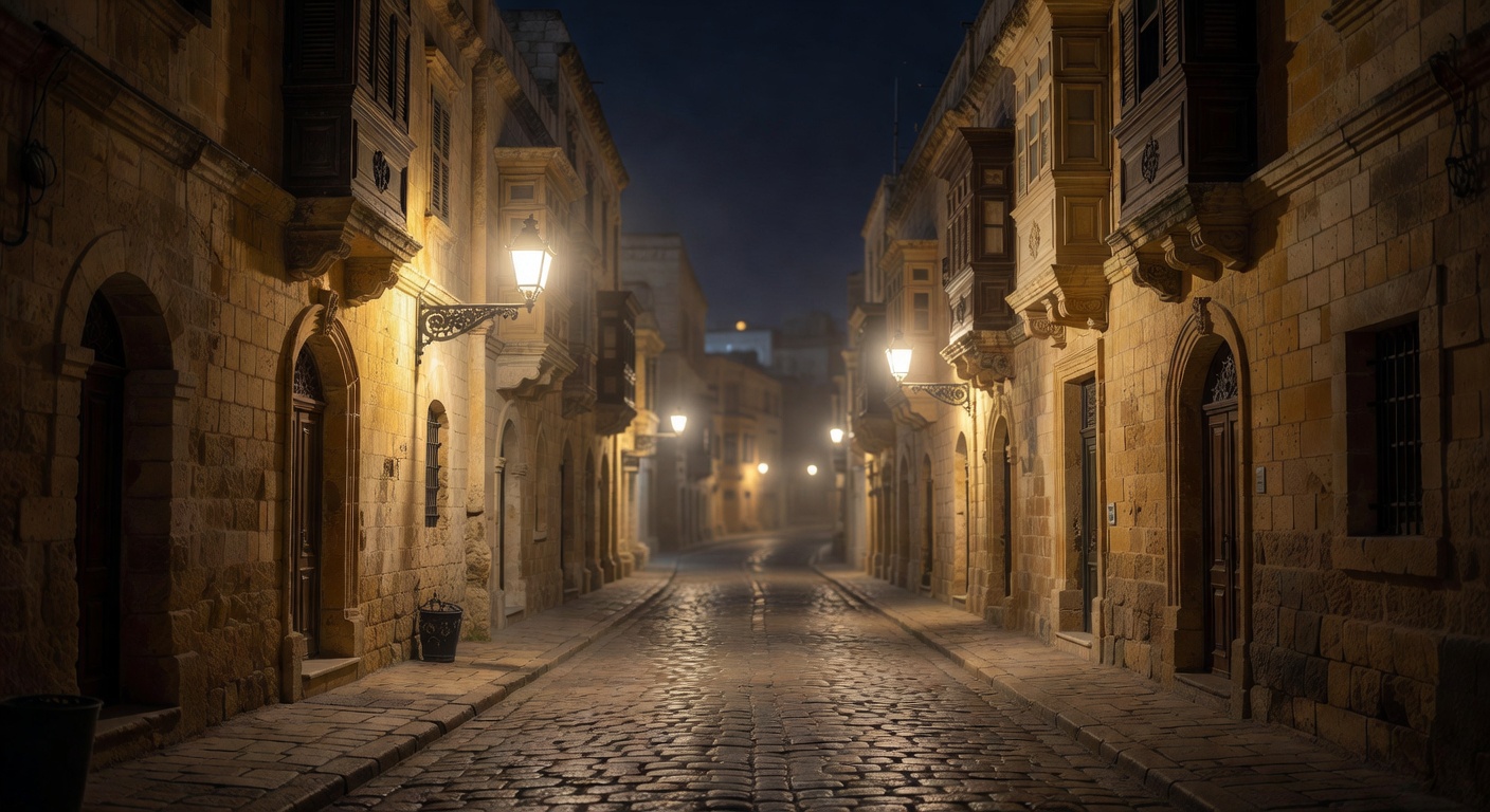 warm urban street lights, cinematic, no text overlay