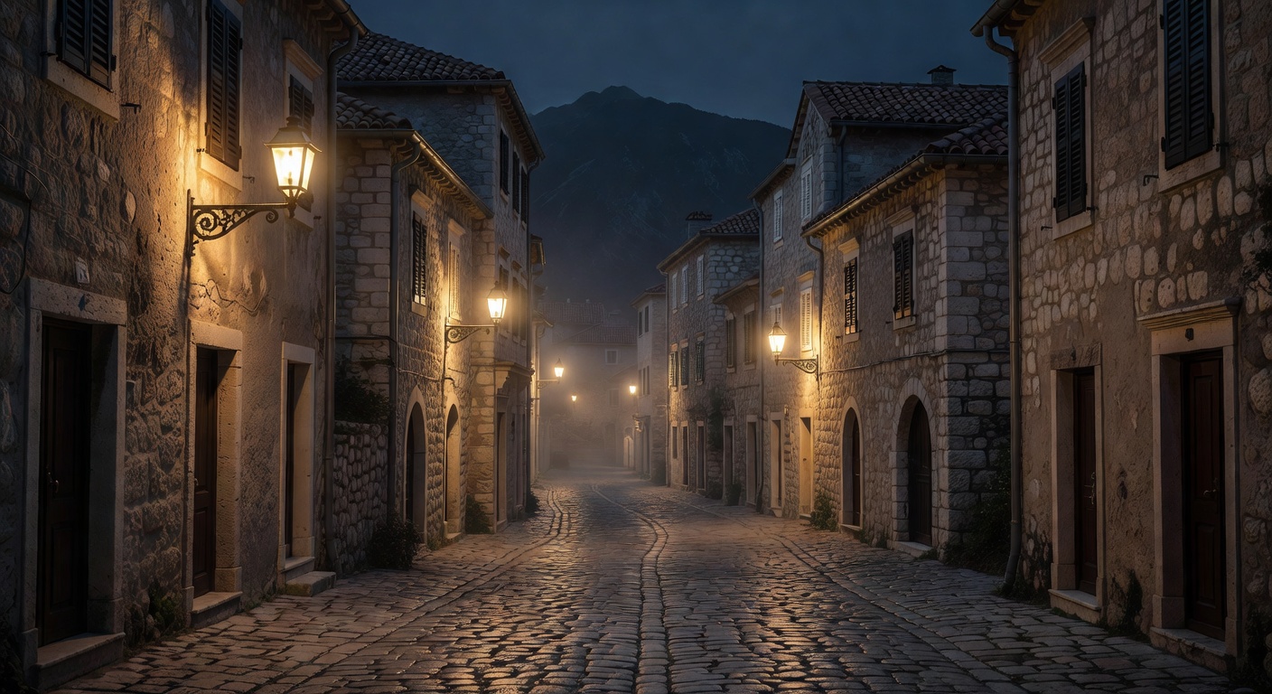 warm urban street lights, cinematic, no text overlay