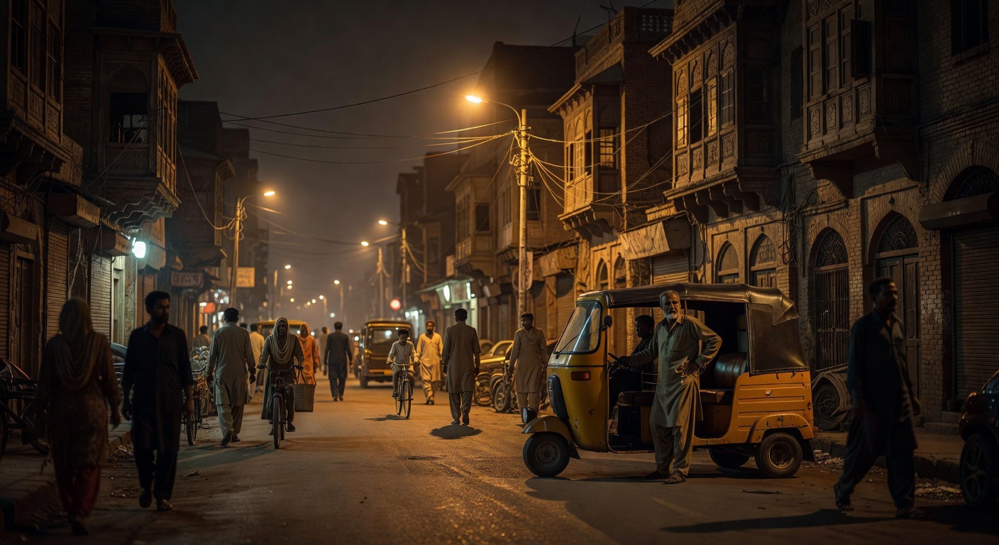 warm urban street lights, cinematic, no text overlay
