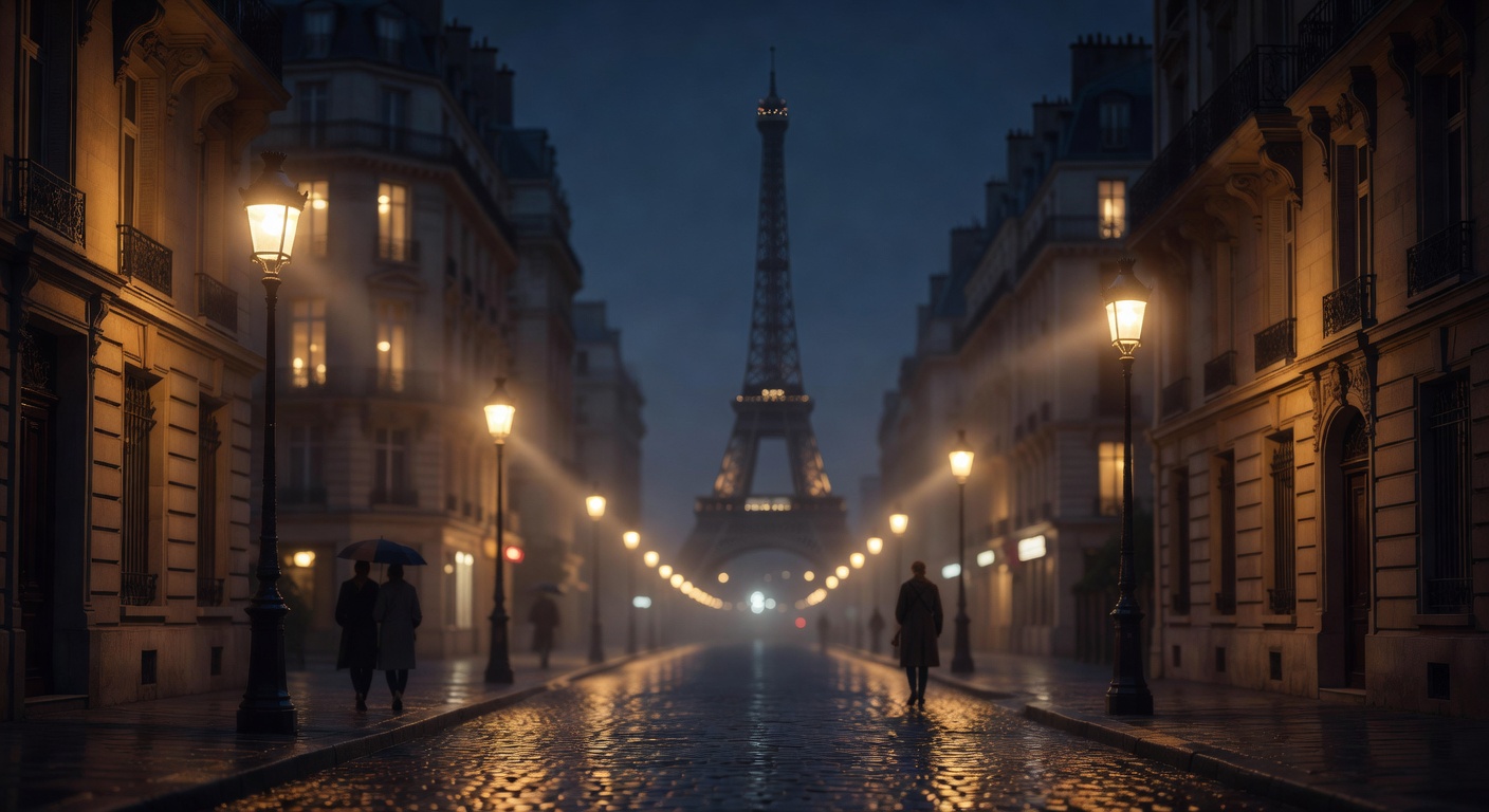 warm urban street lights, cinematic, no text overlay