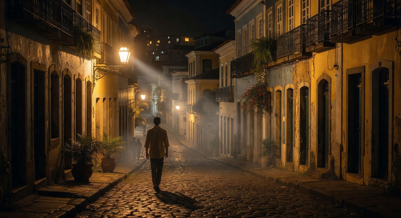 warm urban street lights, cinematic, no text overlay