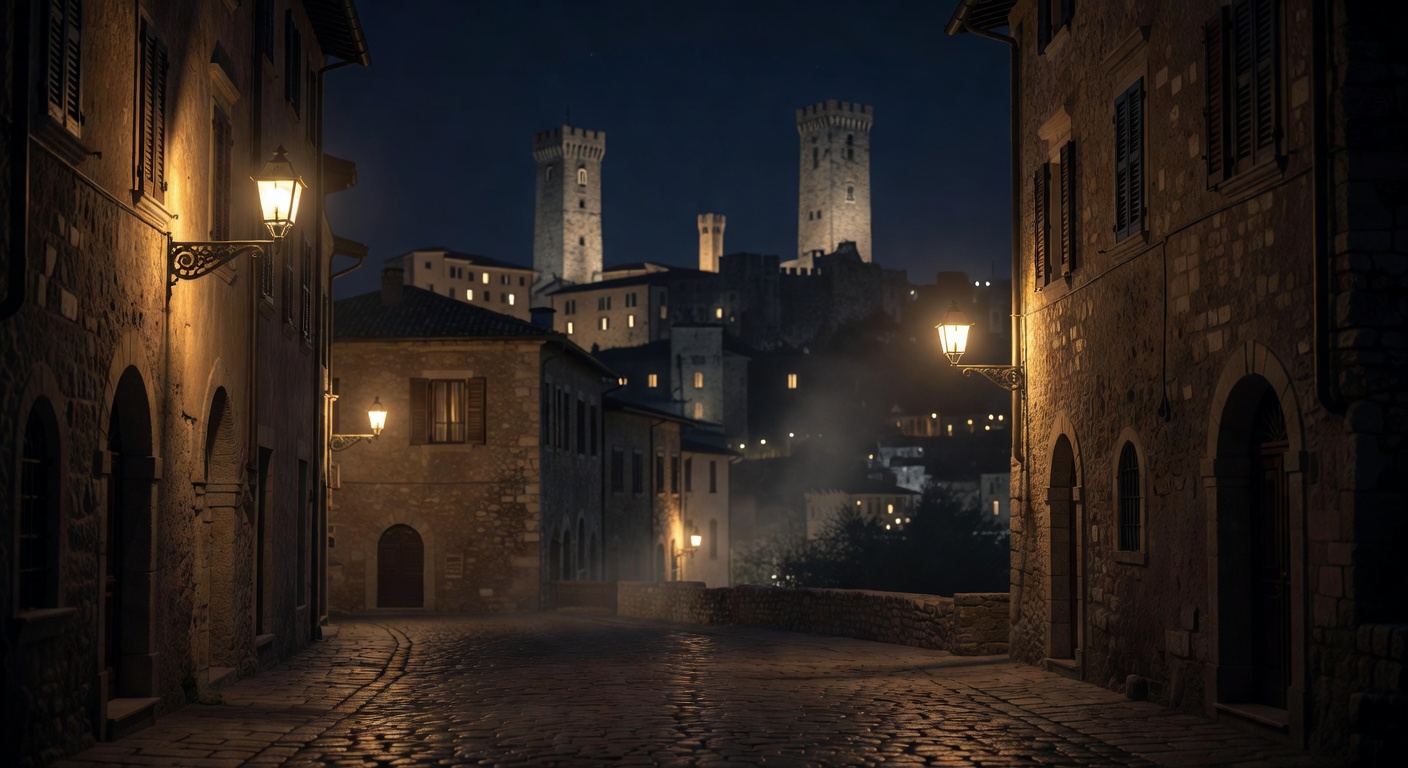 warm urban street lights, cinematic, no text overlay