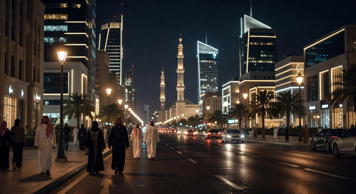 warm urban street lights, cinematic, no text overlay