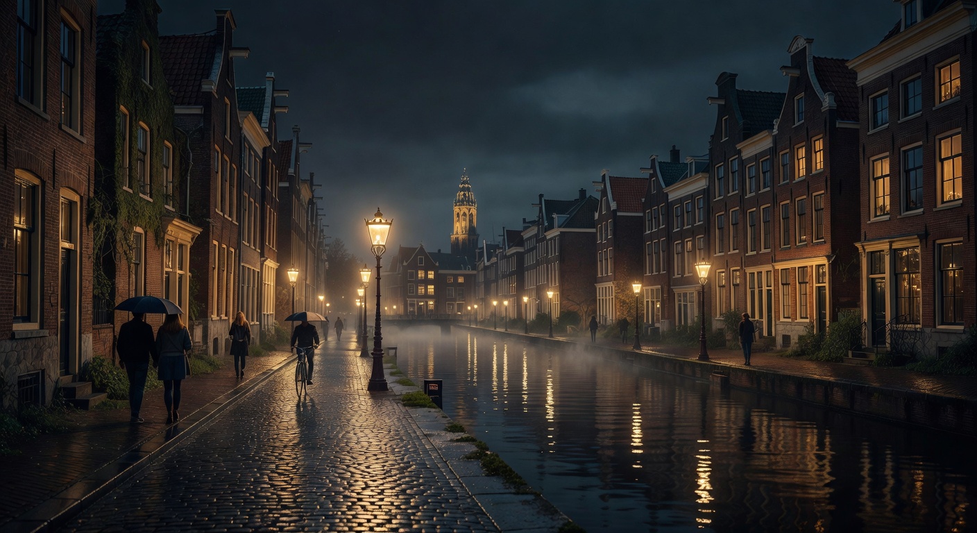 warm urban street lights, cinematic, no text overlay