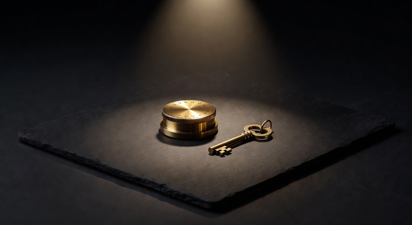 dark surface with warm focused light, sophisticated minimal composition, no text overlay