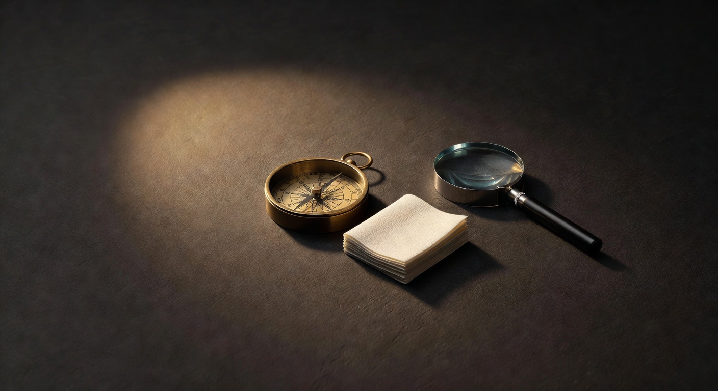dark surface with warm focused light, sophisticated minimal composition, no text overlay