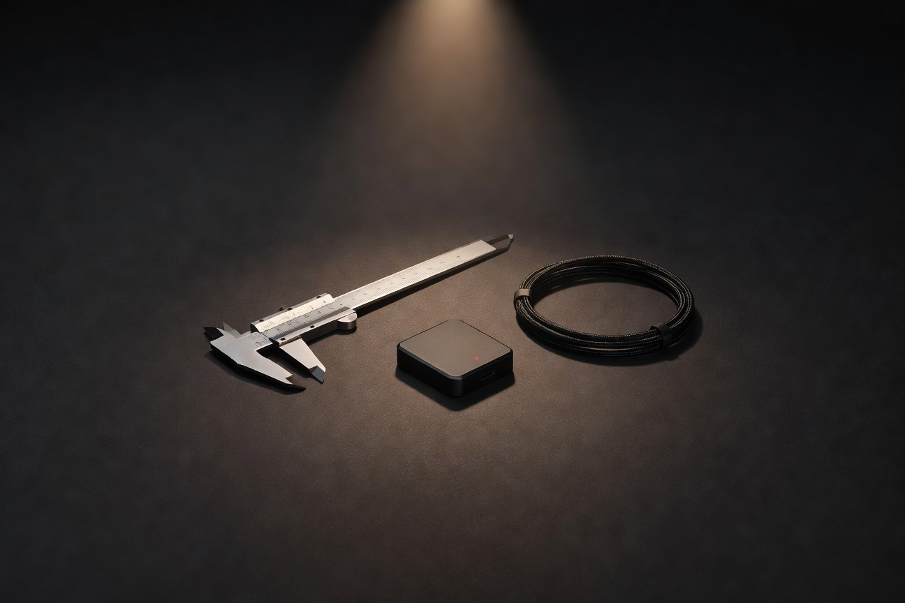 dark surface with warm focused light, sophisticated minimal composition, no text overlay