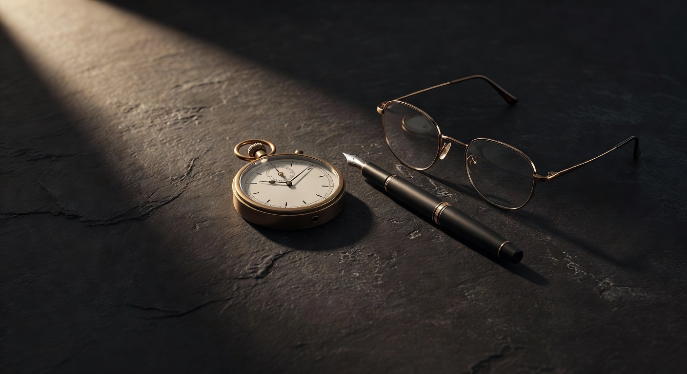 dark surface with warm focused light, sophisticated minimal composition, no text overlay