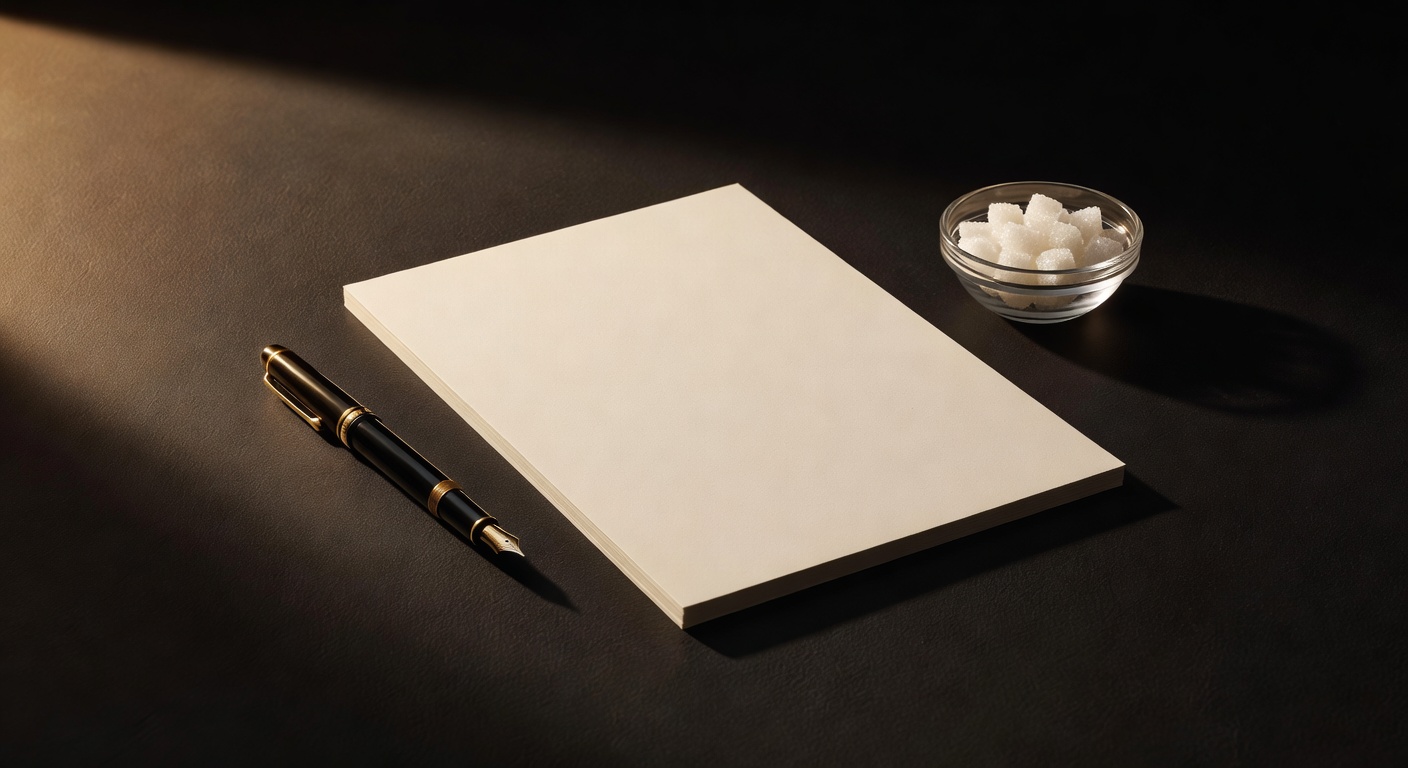 dark surface with warm focused light, sophisticated minimal composition, no text overlay